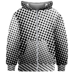 Background-wallpaper-texture-lines Dot Dots Black White Kids  Zipper Hoodie Without Drawstring