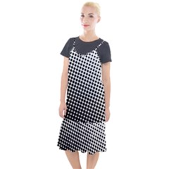 Background-wallpaper-texture-lines Dot Dots Black White Camis Fishtail Dress