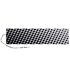 Background-wallpaper-texture-lines Dot Dots Black White Roll Up Canvas Pencil Holder (L)