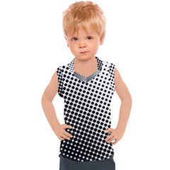 Background-wallpaper-texture-lines Dot Dots Black White Kids  Sport Tank Top