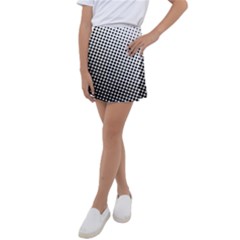 Background-wallpaper-texture-lines Dot Dots Black White Kids  Tennis Skirt