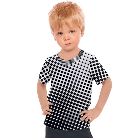 Background-wallpaper-texture-lines Dot Dots Black White Kids  Sports T-shirt by Amaryn4rt