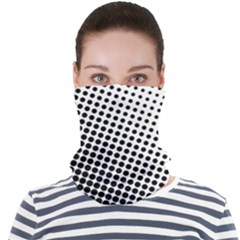 Background-wallpaper-texture-lines Dot Dots Black White Face Seamless Bandana (adult) by Amaryn4rt