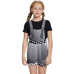 Background-wallpaper-texture-lines Dot Dots Black White Kids  Short Overalls