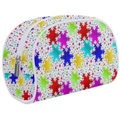 Snowflake Pattern Repeated Make Up Case (medium) by Amaryn4rt