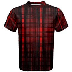 Black And Red Backgrounds Men s Cotton T-shirt by Amaryn4rt