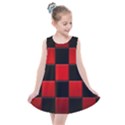 Black And Red Backgrounds- Kids  Summer Dress View1