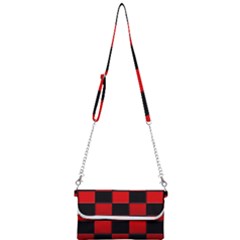 Black And Red Backgrounds- Mini Crossbody Handbag by Amaryn4rt