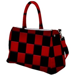 Black And Red Backgrounds- Duffel Travel Bag by Amaryn4rt