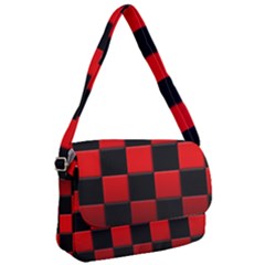 Black And Red Backgrounds- Courier Bag by Amaryn4rt