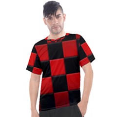 Black And Red Backgrounds- Men s Sport Top by Amaryn4rt