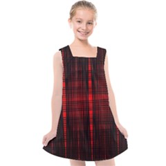 Black And Red Backgrounds Kids  Cross Back Dress by Amaryn4rt