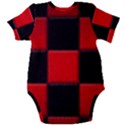 Black And Red Backgrounds- Baby Short Sleeve Bodysuit View2