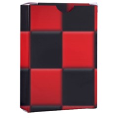 Black And Red Backgrounds- Playing Cards Single Design (rectangle) With Custom Box by Amaryn4rt