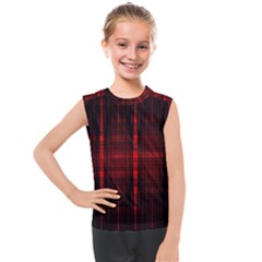 Black And Red Backgrounds Kids  Mesh Tank Top by Amaryn4rt