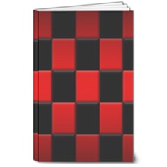 Black And Red Backgrounds- 8  X 10  Softcover Notebook by Amaryn4rt