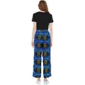 Blue Bee Hive Pattern Women s Pants  View2