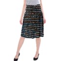 Close Up Code Coding Computer Midi Beach Skirt View1