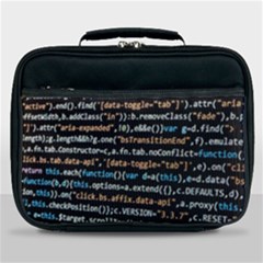 Close Up Code Coding Computer Lunch Bag by Amaryn4rt