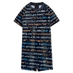 Close Up Code Coding Computer Kids  Boyleg Half Suit Swimwear