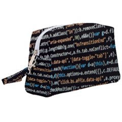 Close Up Code Coding Computer Wristlet Pouch Bag (large) by Amaryn4rt