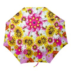 Flowers Blossom Bloom Nature Plant Folding Umbrellas by Amaryn4rt