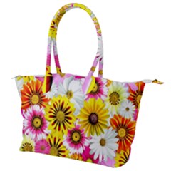 Flowers Blossom Bloom Nature Plant Canvas Shoulder Bag by Amaryn4rt