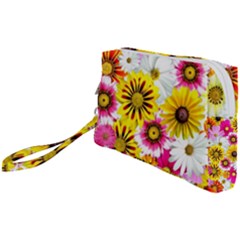 Flowers Blossom Bloom Nature Plant Wristlet Pouch Bag (small) by Amaryn4rt