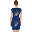 Fish Blue Animal Water Nature Capsleeve Drawstring Dress  View2