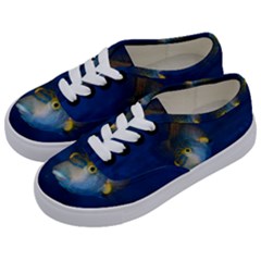 Fish Blue Animal Water Nature Kids  Classic Low Top Sneakers by Amaryn4rt