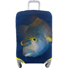 Fish Blue Animal Water Nature Luggage Cover (large) by Amaryn4rt