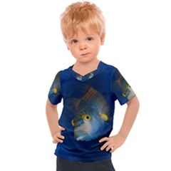 Fish Blue Animal Water Nature Kids  Sports T-shirt