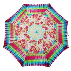 Pattern Decorated Schoolbus Tie Dye Straight Umbrellas by Amaryn4rt