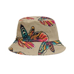 Tattoos Colorful Seamless Pattern Bucket Hat by Amaryn4rt