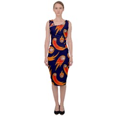 Space Patterns Pattern Sleeveless Pencil Dress by Amaryn4rt