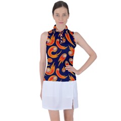 Space Patterns Pattern Women s Sleeveless Polo T-shirt by Amaryn4rt