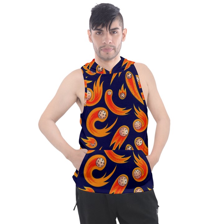 Space Patterns Pattern Men s Sleeveless Hoodie