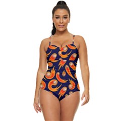 Space Patterns Pattern Retro Full Coverage Swimsuit by Amaryn4rt