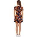 Space Patterns Pattern V-Neck High Waist Chiffon Mini Dress View4