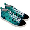 Texture Butterflies Background Men s Mid-Top Canvas Sneakers View3