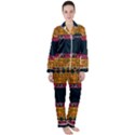 Pattern Ornaments Africa Safari Summer Graphic Women s Long Sleeve Satin Pajamas Set	 View1