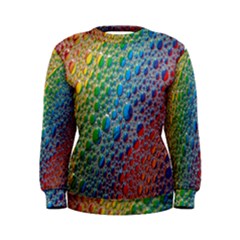 Bubbles Rainbow Colourful Colors Women s Sweatshirt by Amaryn4rt