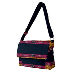 Pattern Ornaments Africa Safari Summer Graphic Full Print Messenger Bag (m) by Amaryn4rt