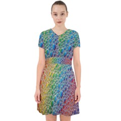 Bubbles Rainbow Colourful Colors Adorable In Chiffon Dress by Amaryn4rt