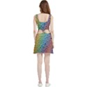 Bubbles Rainbow Colourful Colors Velour Cutout Dress View2