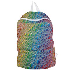 Bubbles Rainbow Colourful Colors Foldable Lightweight Backpack by Amaryn4rt