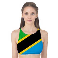 Flag Of Tanzania Tank Bikini Top by Amaryn4rt