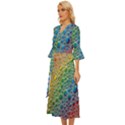 Bubbles Rainbow Colourful Colors Midsummer Wrap Dress View2