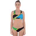 Flag Of Tanzania Cross Back Hipster Bikini Set View1