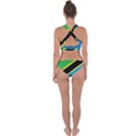 Flag Of Tanzania Cross Back Hipster Bikini Set View2